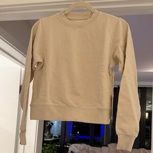 MATE the Label Cream Crewneck Top
